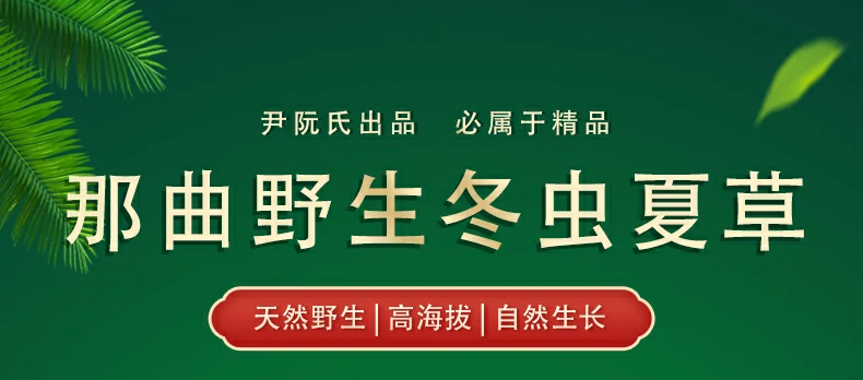 尹阮氏出品 必属于精品 那曲野生冬虫夏草 天然野生 高海拔 自然生长